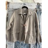 Lin jakke (beige) - Bilde 3