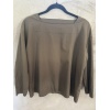 Bluse m/firkantet hals (oliven grønn) - Bilde 3