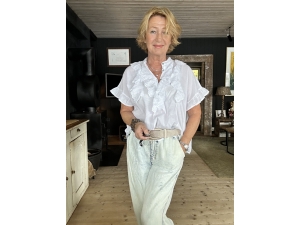 Florina bluse m/ kort erm