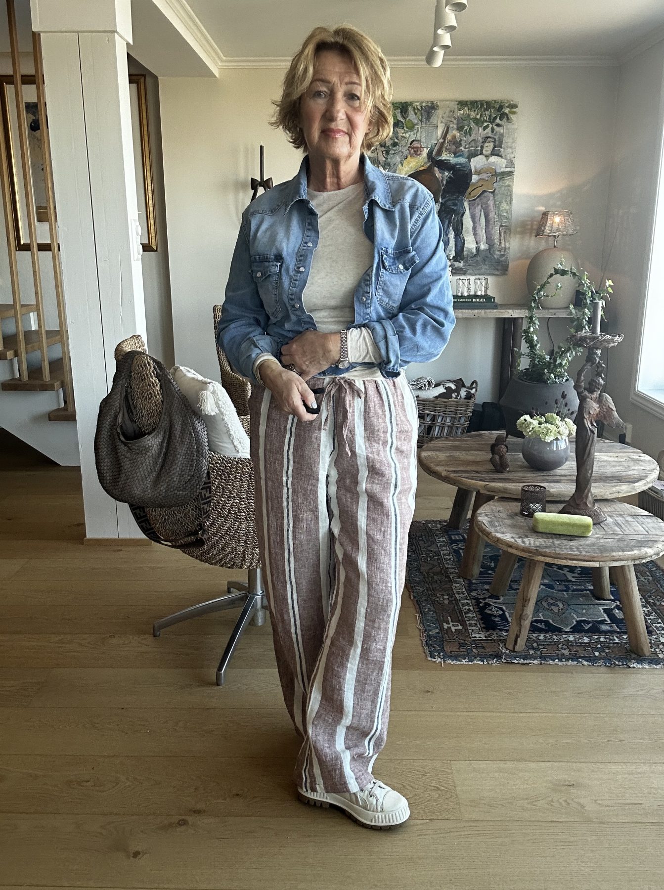 Stabia jeans bluse - Bilde 4