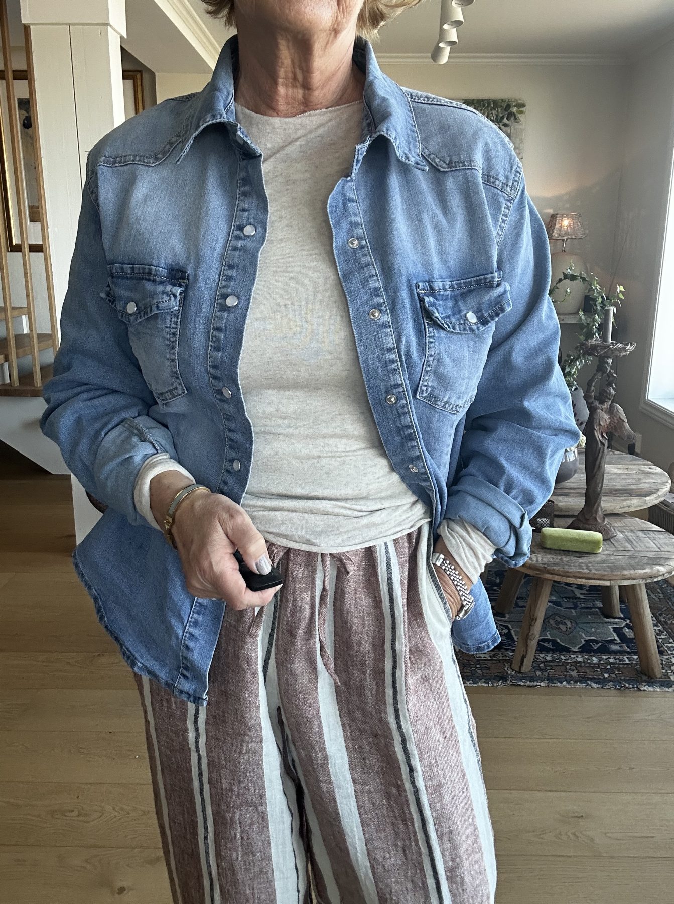 Stabia jeans bluse - Bilde 3