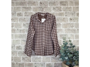 Fray lin bluse (ruter)